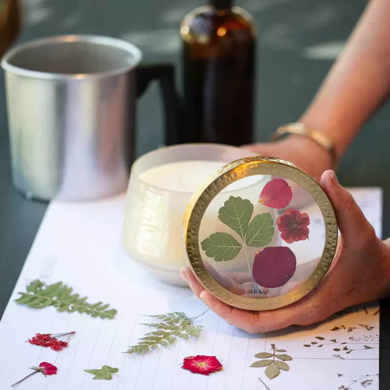 Make a Beautiful, Fragrant Candle in 90 minutes!