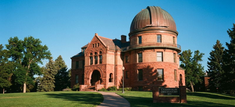 Nighttime at Historic Chamberlin Observatory