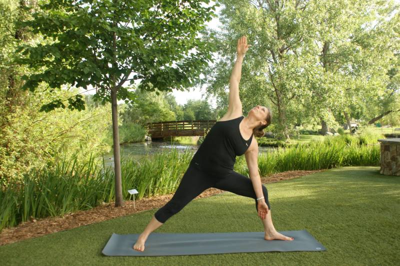 Sunset Yoga at Hudson Gardens