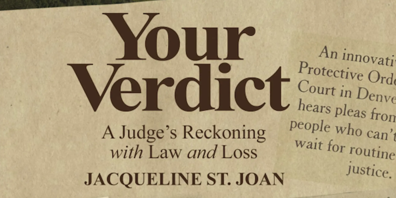 Local Author Jacqueline St. Joan, author of Your Verdict